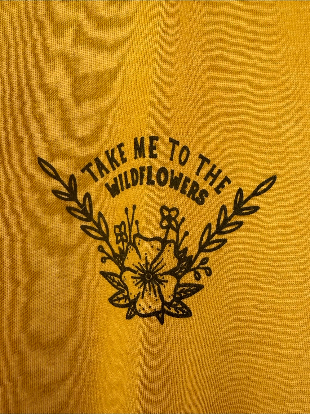 Bella Canvas racer back crop in goldenrod, size M